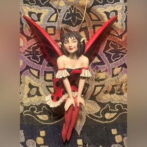 Amy Brown Fairy Divas Ladybug Figurine Figure *Rare* Retired 2002